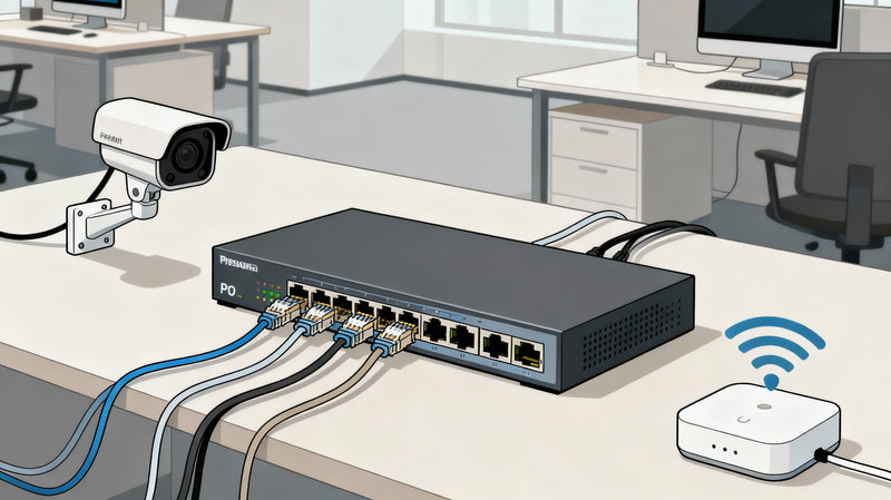 Guide PoE et PoE+ 2025 : Alimenter Vos Équipements Réseau par Ethernet