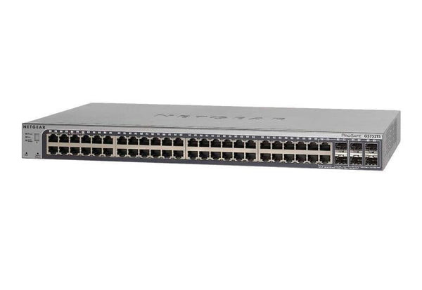 Smart Switch NETGEAR PROSAFE GS752TS 48 Port Avec 4 SFP Uplink Testé.  NETGEAR   