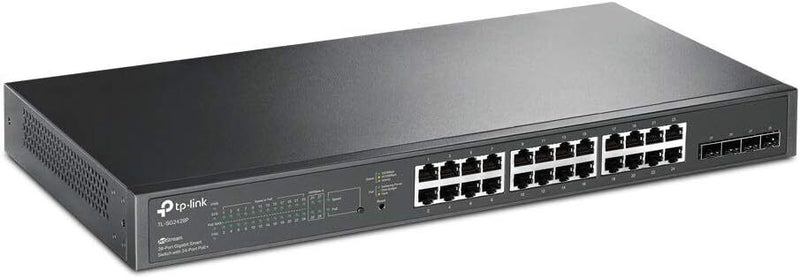 Switch TP-LINK JetStream TL-SG2428P 24 ports PoE+ 10/100/1000 Mbps + 4 SFP  TP-LINK   