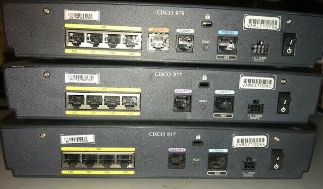 Cisco 877, Cisco 878, Cisco 857 Security Bundle with Advanced Securities  CISCO   