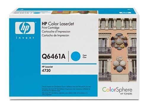 Cartouche HP Q6461A Original Neuf Cyan 12 000 Pages Pour Hp LaserJet 4730  HP   