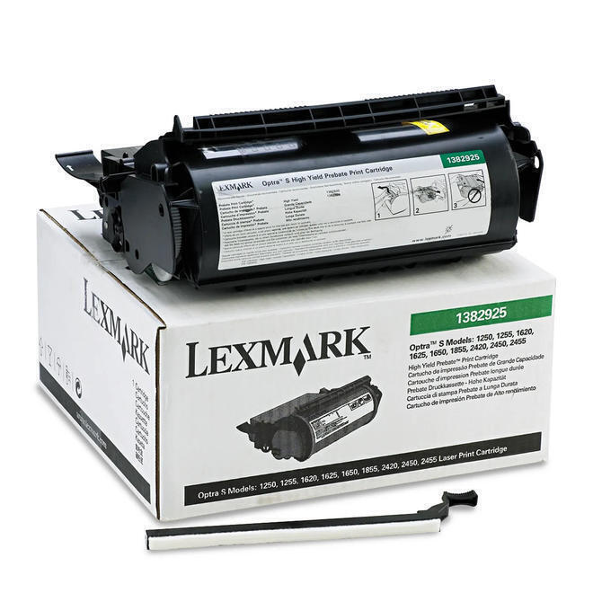 Toner Lexmark 1382925 Original Neuf Noir 17 600 Pages Pour Optra S 1250 1255  Lexmark   