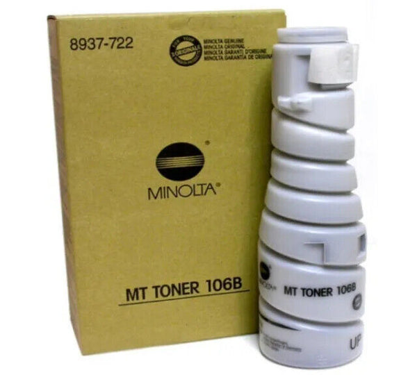 2 Toners Konica Minolta MT TONER 106B 8937-722 Original Neuf Noir 2 x 5500 Pages  Konica Minolta   