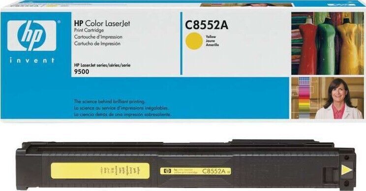 Toner HP 822A C8552A Original Jaune Neuf 25000 pages Pour HP LaserJet 9500  HP   