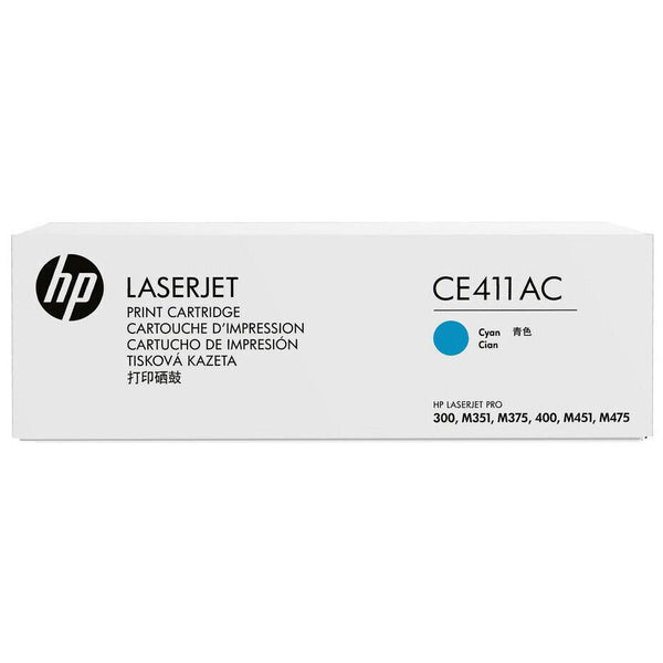 Toner HP CE411AC / 4242B003 Original Neuf Cyan 2600 Pages Pour HP LaserJet Pro  HP   