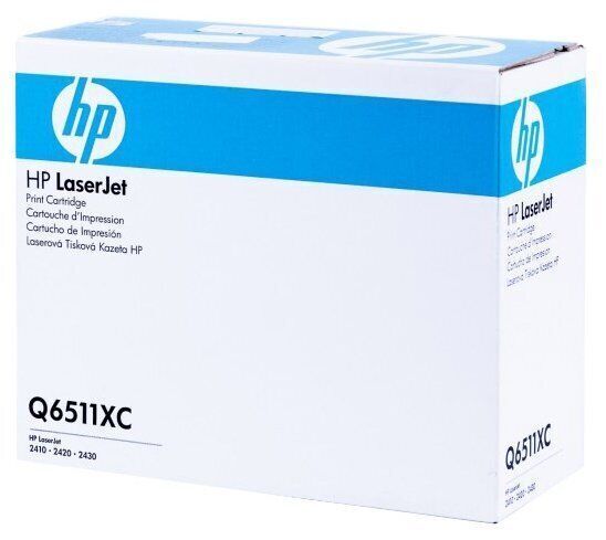 Toner HP Q6511XC Original Neuf Noir 12 000 Pages Pour HP LaserJet 2410-2420-2430  HP   