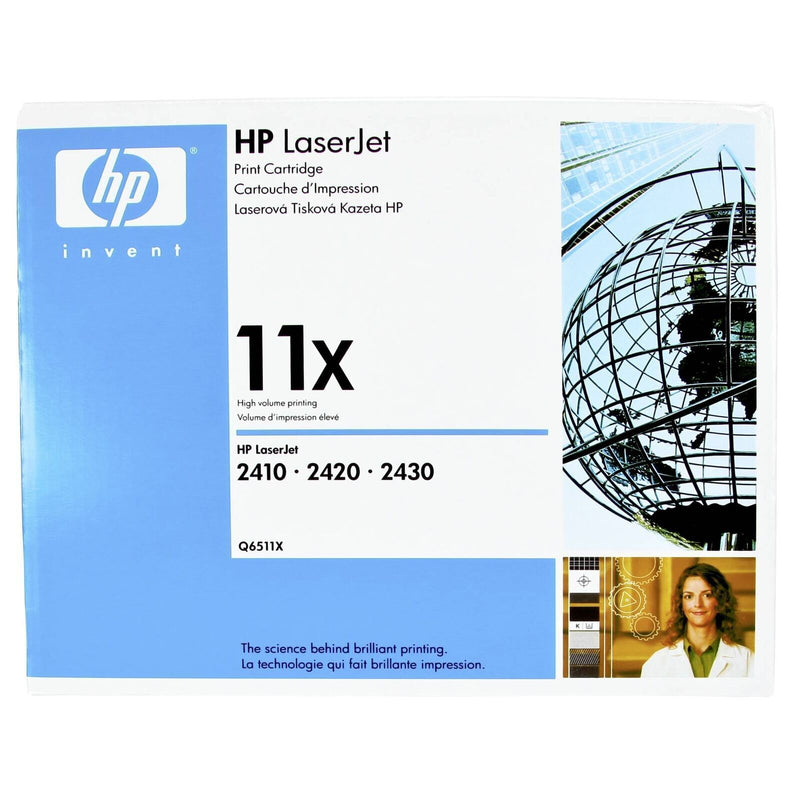 Toner HP 11X Q6511X Original Neuf Noir 12 000 Pages HP LASERJET 2410 2420 2430  HP   