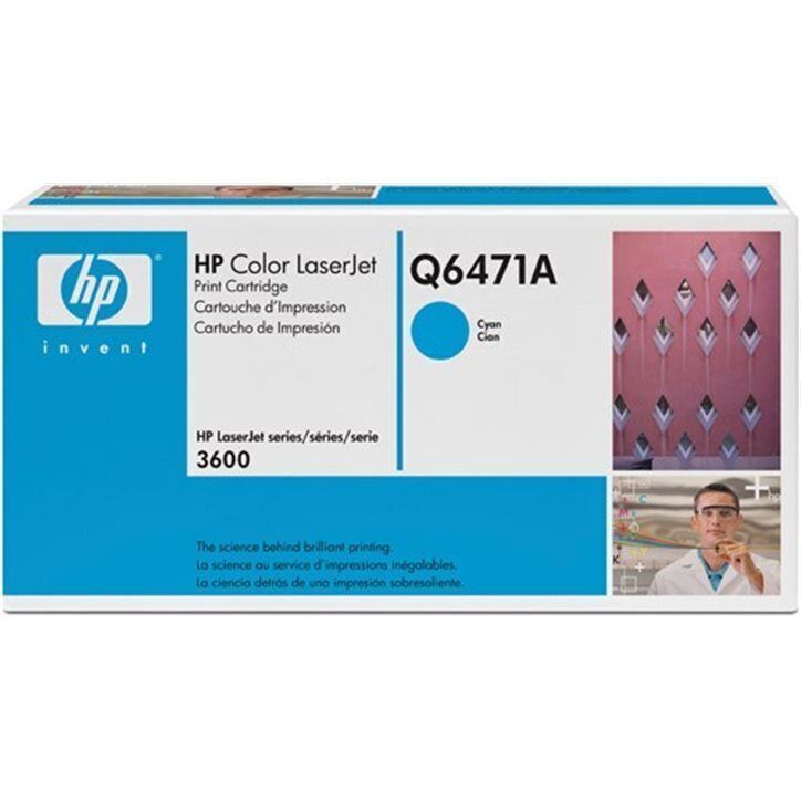 Toner HP Q6471A Original Neuf Cyan 4000 Pages Pour HP LaserJet 3600  HP   