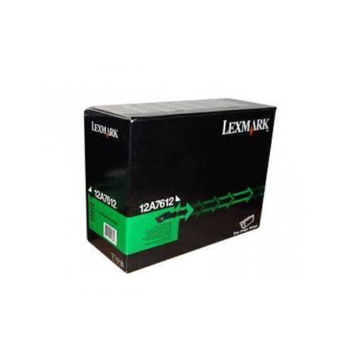 Toner Lexmark 12A7612 Original Noir Neuf 21 000 Pages Emballage Légérement Abimé  Lexmark   