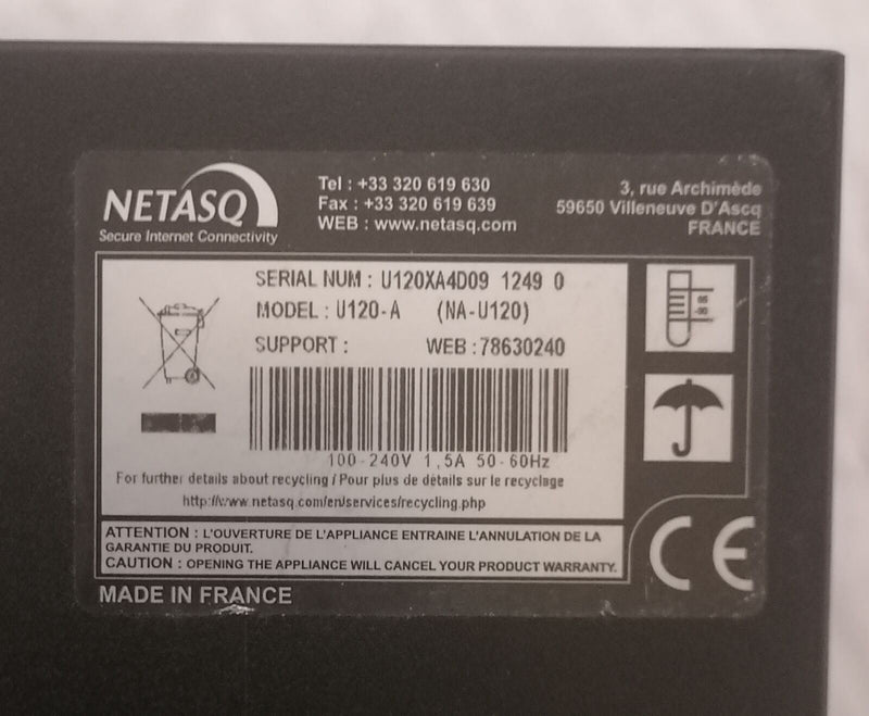 Netasq U120-A Multifonction Pare-feu  Netasq   