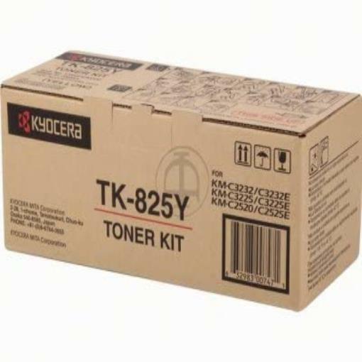 Toner Kyocera TK-825Y Neuf Original Jaune 7000 pages KM-C4035E KM-C3232 KM-C3225  Kyocera   