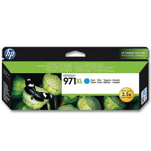 🖨️ Cartouche HP 971XL Cyan Grande Capacité CN626AE 01/2021✨ HP