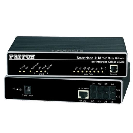 📞 Passerelle VoIP Patton SN4118/JS/EUI 8 FXS 🔌 Patton